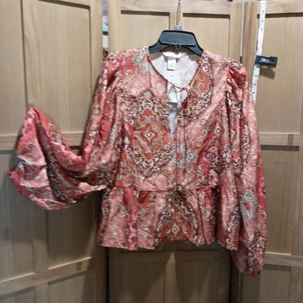 H&M oversized medium boho top